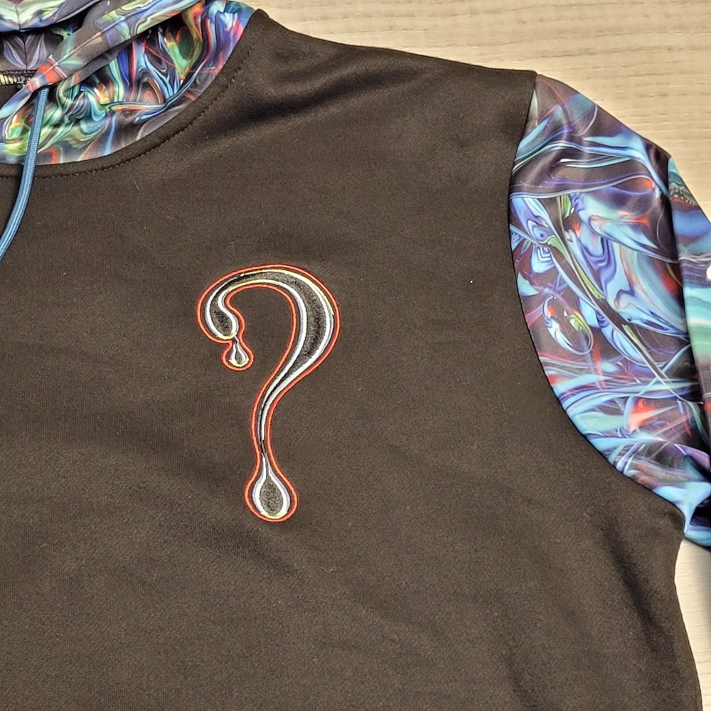 Johnathan Singer x Many Visions Threshold Consciousness Dripper Hoodie XL Tipper - Picture 6 of 16